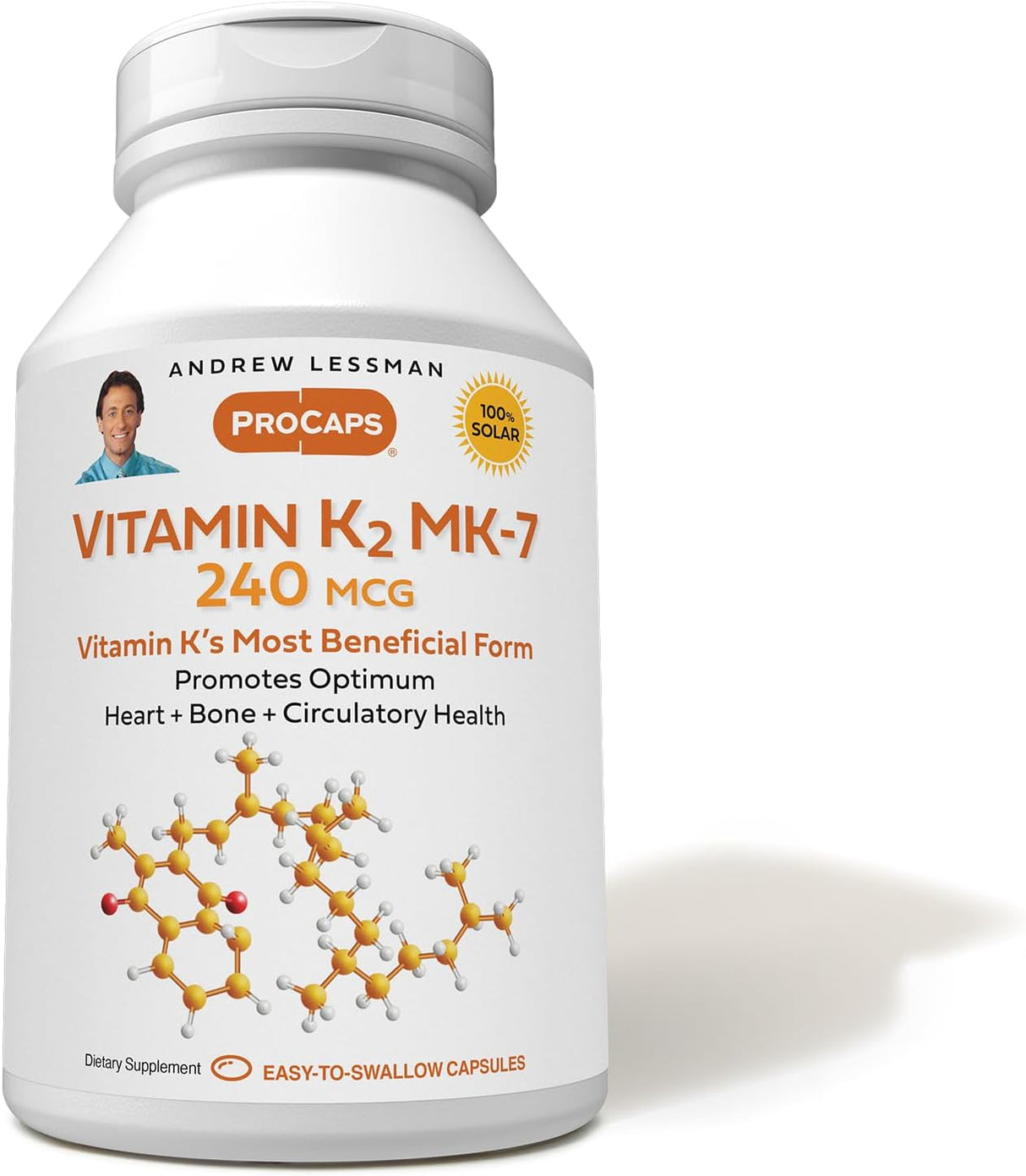 Vitamin K2 MK7 Andrew Lessman, 240 mcg, 60 softgels