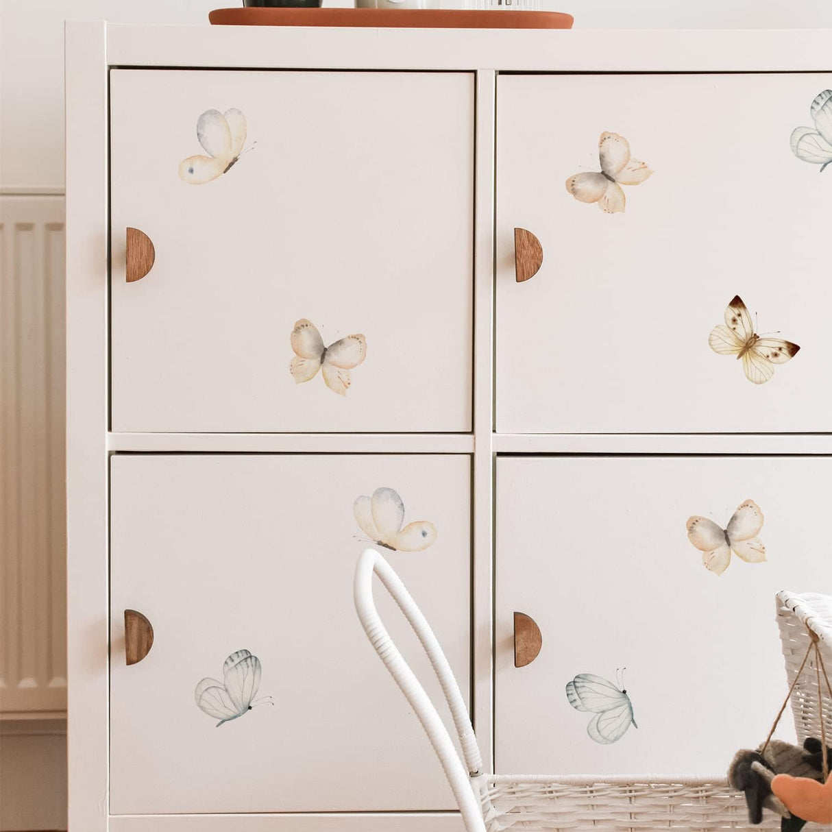 Calcomanías de pared bohemias para dormitorio de niñas