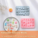 Molde de Silicona Halloween para Chocolate - 2 Piezas - Diseño Variado