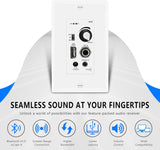 Amplificador de Audio In Wall 120W con Bluetooth y USB