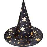 Disfraz de mago con sombrero para niños talla unica negro