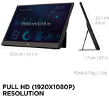Monitor portátil ViewSonic VA1655 15.6 1080p IPS USB-C
