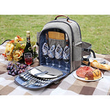 Mochila de picnic para paquete de 4 personas