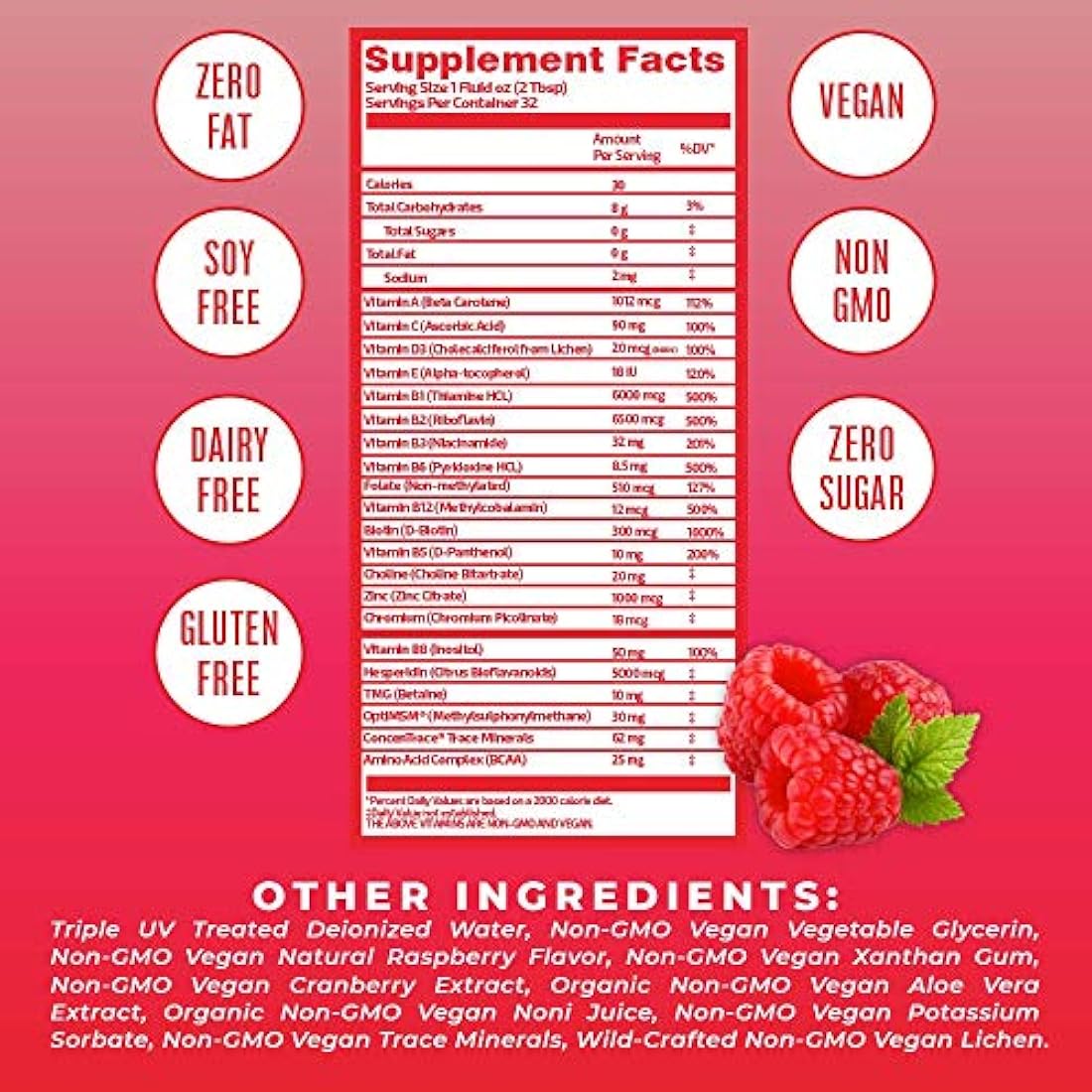 Líquido vegano multivitamínico
