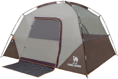 Tienda de campaña 4 personas CAMEL CROWN, impermeable, fácil montaje