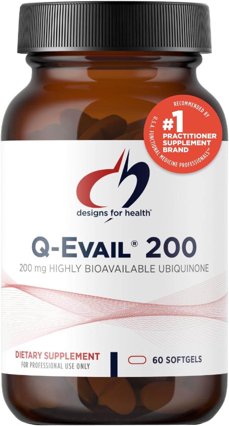Q-Evail CoQ10 Alta Absorción de 200mg de Designs for Health