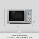 Microondas Breville Smooth Wave, 850W, Modelo BMO850BSS1BUC1