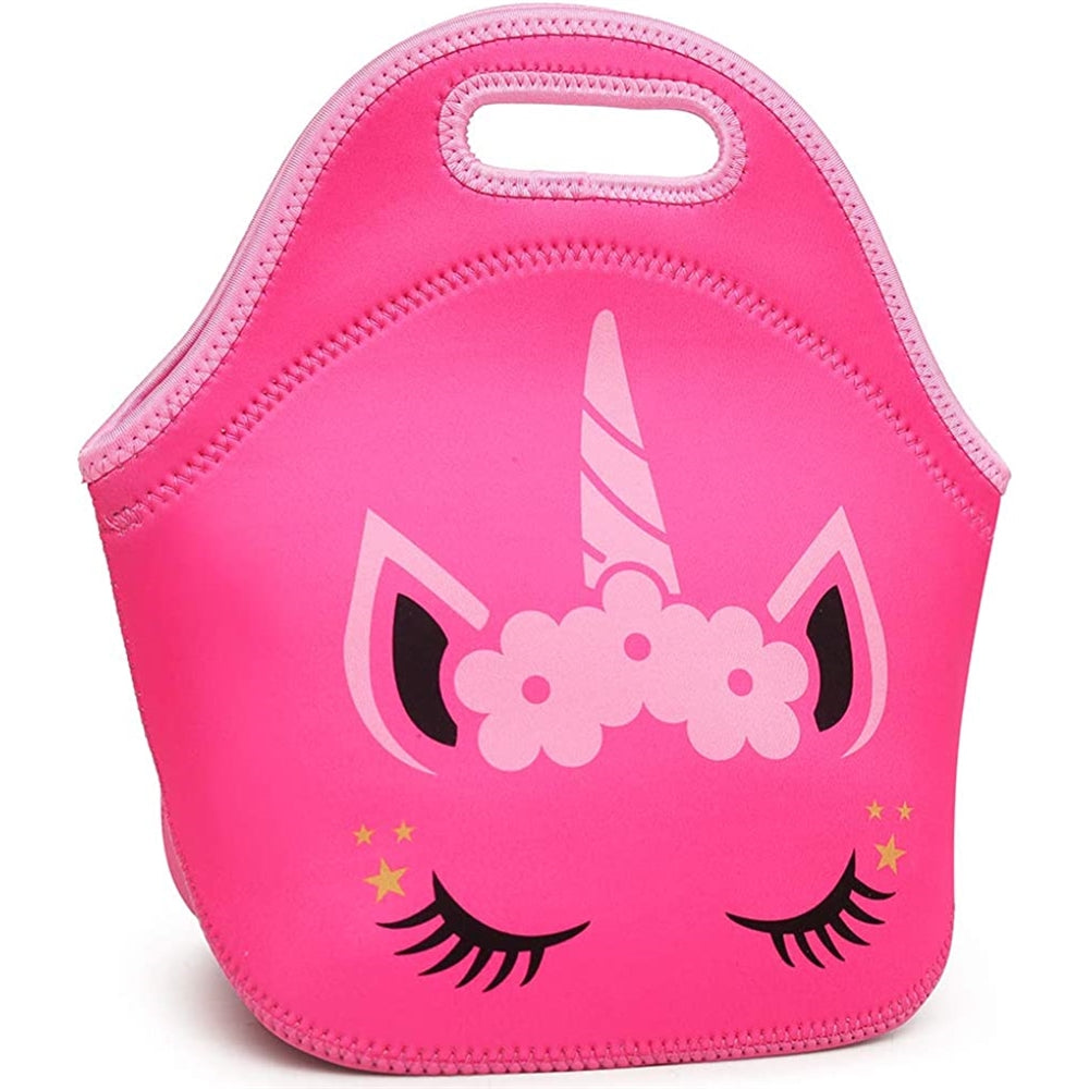 Morral escolar de unicornio para niñas rosado