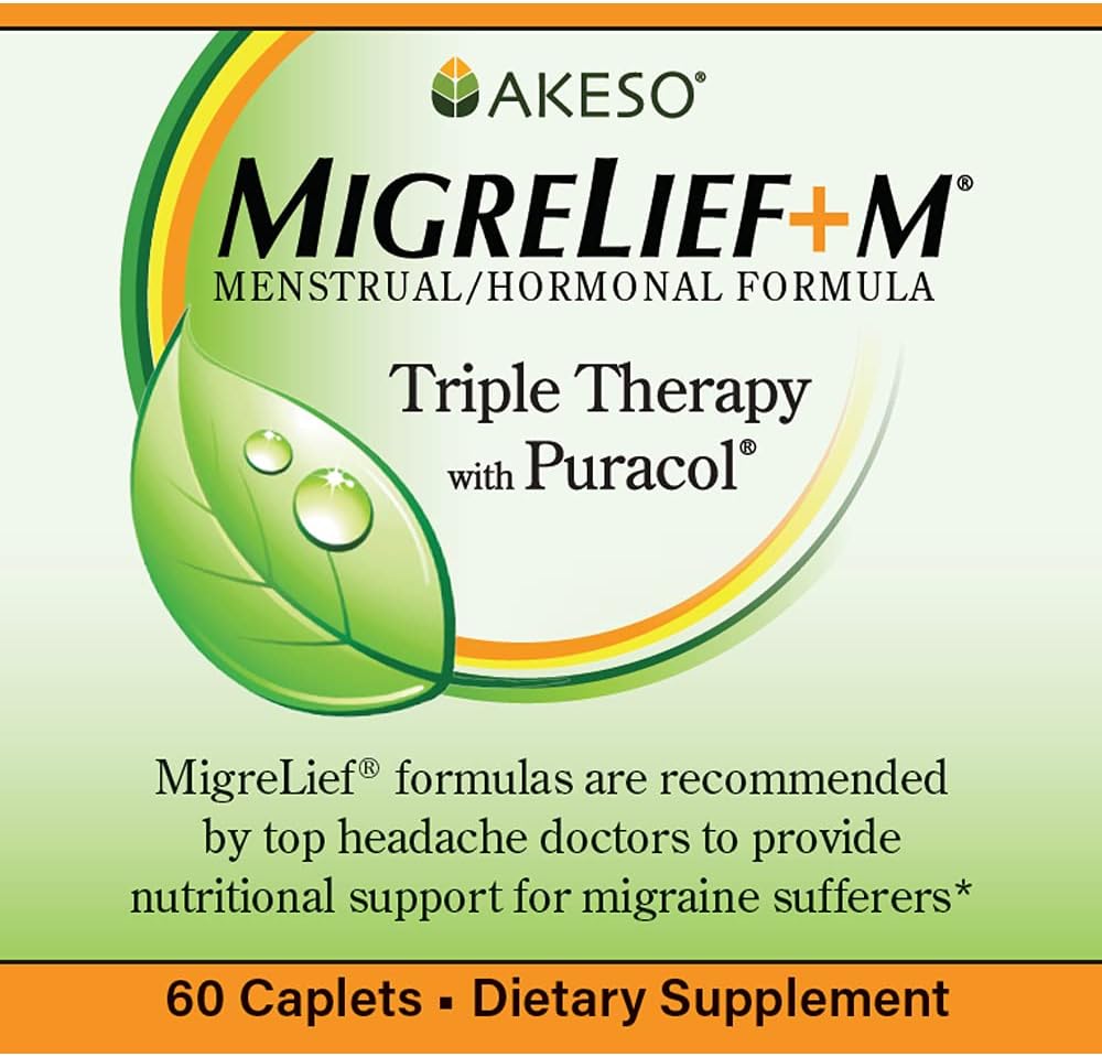 Apoyo nutricional para migraña menstrual +M, 60 comprimidos