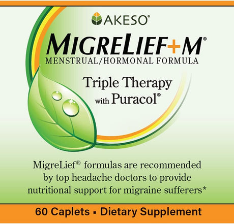 Apoyo nutricional para migraña menstrual +M, 60 comprimidos