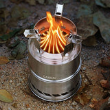Estufa de camping, estufa de leña / estufa de mochilero