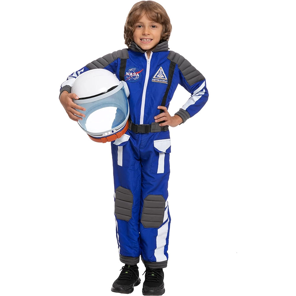 Disfraz de astronauta azul unisex Tamaño: S (5-7)