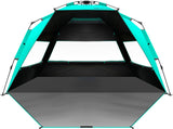Tienda de Playa con Tecnología Blackout, Protección UV 50+