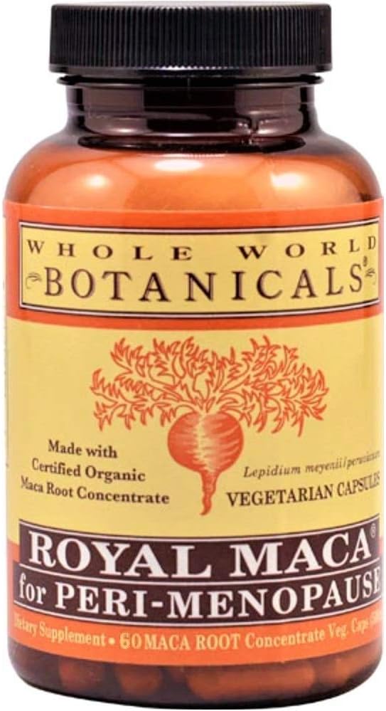 Royal Maca para Perimenopausia, 60 Cápsulas - Whole World BOTANICALS
