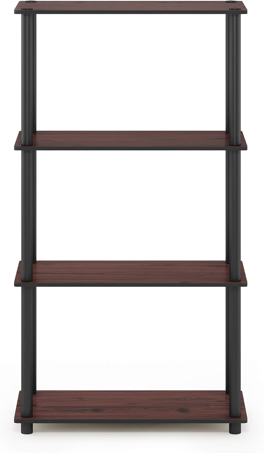 Estante Multipropósito Furinno 4 Niveles, Tubos Redondos, Modelo