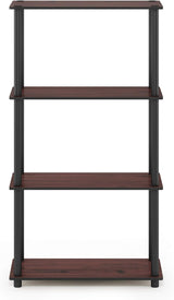 Estante Multipropósito Furinno 4 Niveles, Tubos Redondos, Modelo