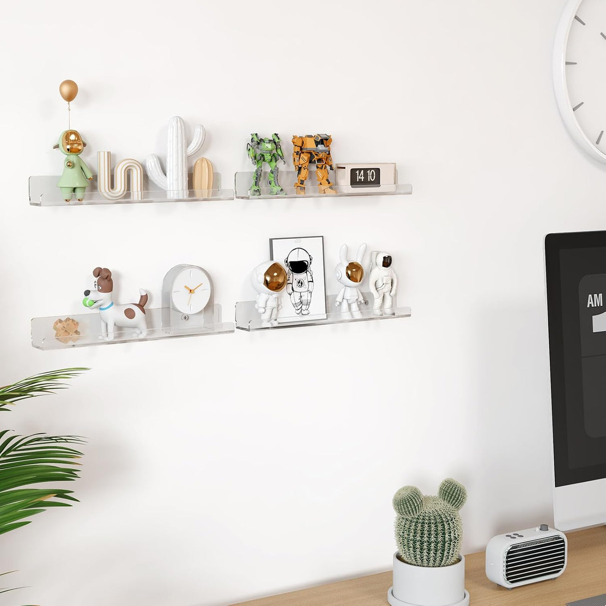 Estanterías Flotantes Lifewit para Vinilos, 6 Pcs, 12