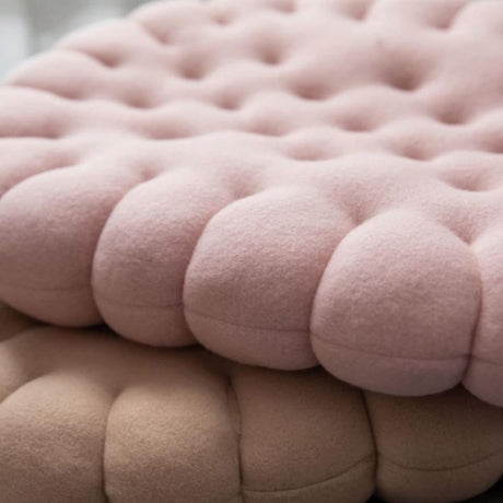 ZANYB Cojín ovalado para galletas, almohada de meditación para sala de estar, ventana de bahía, decoración de felpa de 20 x 16 pulgadas