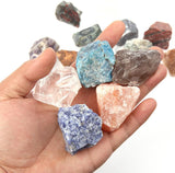 Cristales de Rodonita Crudos, Piedras Naturales para Decoración