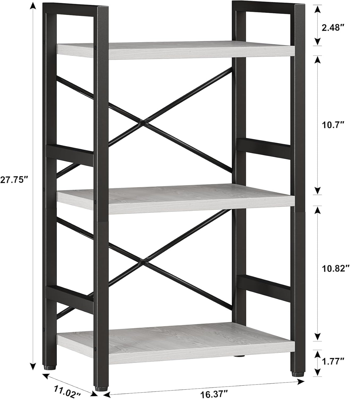 Estantería Industrial Homeiju, 3 Niveles, Modelo D29873033