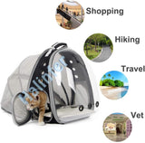 Mochila expandible para gatos se adapta a hasta 20 libras