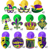 Kit de Decoración para fiesta de Mardi Gras. Marca Pyle