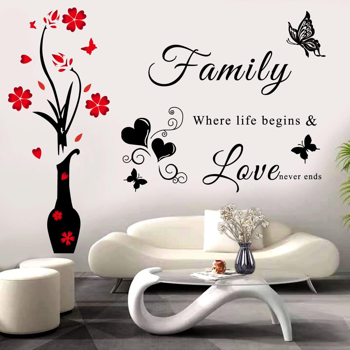 Vinilos Decorativos Familia - Adhesivos Removibles para Pared