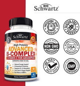 Complejo de Vitaminas B y C - Absorción Máxima - Sin OMG