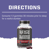 Suplemento Slumber Gummies Sleep Aid 120 gomita cereza ácida