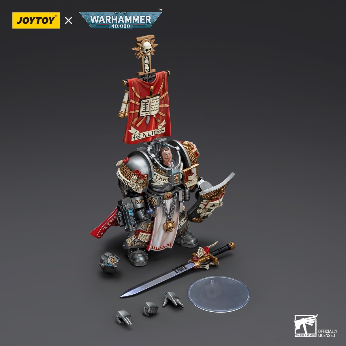 Figura de acción Grey Knights Kaldor Draigo 1/18 Coleccionable