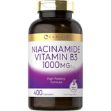 Suplemento Niacinamida Vitamina B3 1000 mg 400 cápsulas