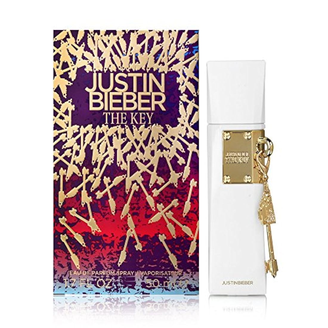 Eau de Parfum de Justin Bieber en spray, The Key, Multicolor/Ninguno