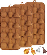 Moldes de Silicona para Caramelos, 3pcs, Halloween, Botella