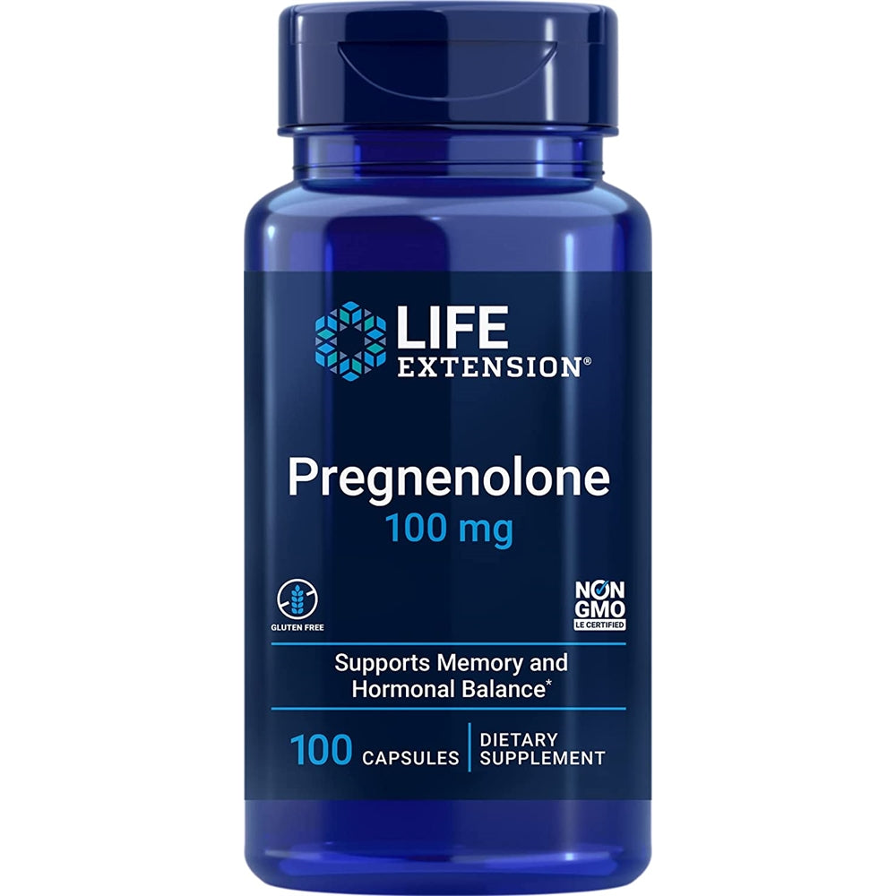Suplemento pregnenolona cápsula 0.003 onzas 100 und