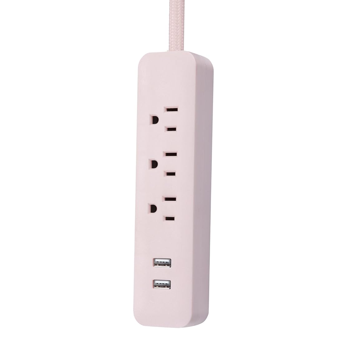 Tira de alimentación de 3 pies y 3 tomas 2 puertos USB