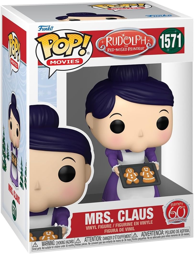 Funko Pop! Movies: Rudolph - Sra. Claus, figura coleccionable