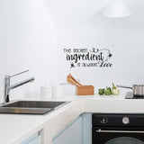 Vinilo Decorativo de Cocina El Ingrediente Secreto es Amor