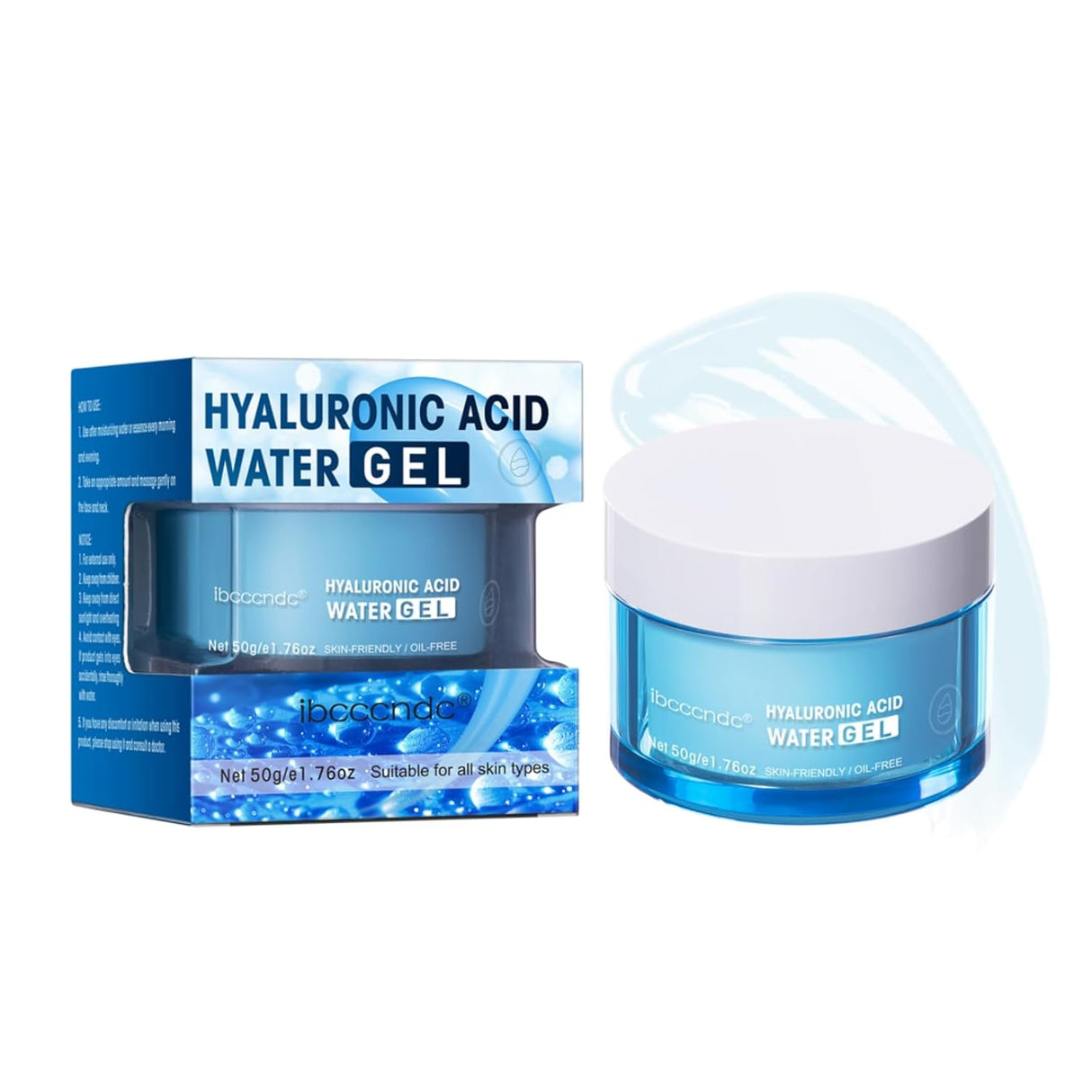Crema hidratante facial de ácido hialurónico gel de agua