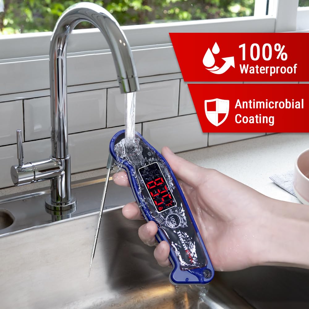 Termómetro de cocina ThermoPro TP19, digital, impermeable, rápido