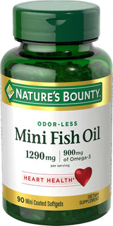 Suplemento de Omega 3 Mini Fish Oil Nature's Bounty 90 cápsulas