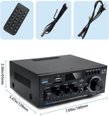 Amplificador de audio estéreo 400W, Bluetooth 5.0, AK45