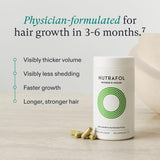 Cápsulas veganas para crecimiento del cabello, mujeres 18-44 años