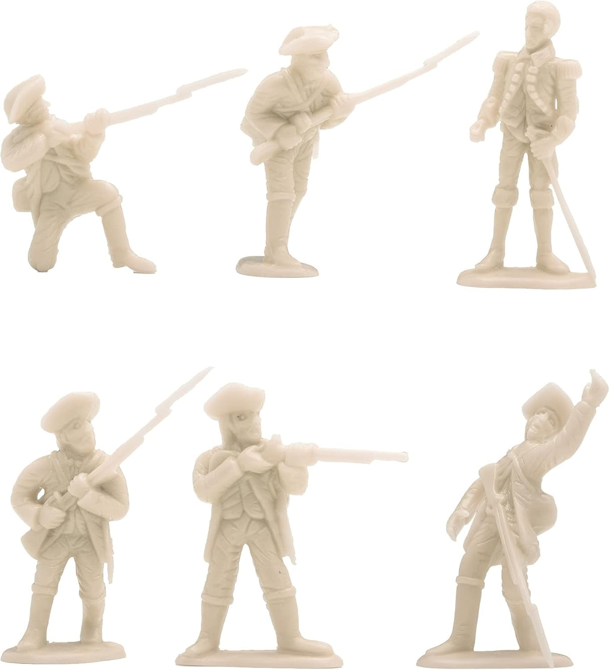 Soldaditos británicos Revolutionary War Plastic Army Men  34