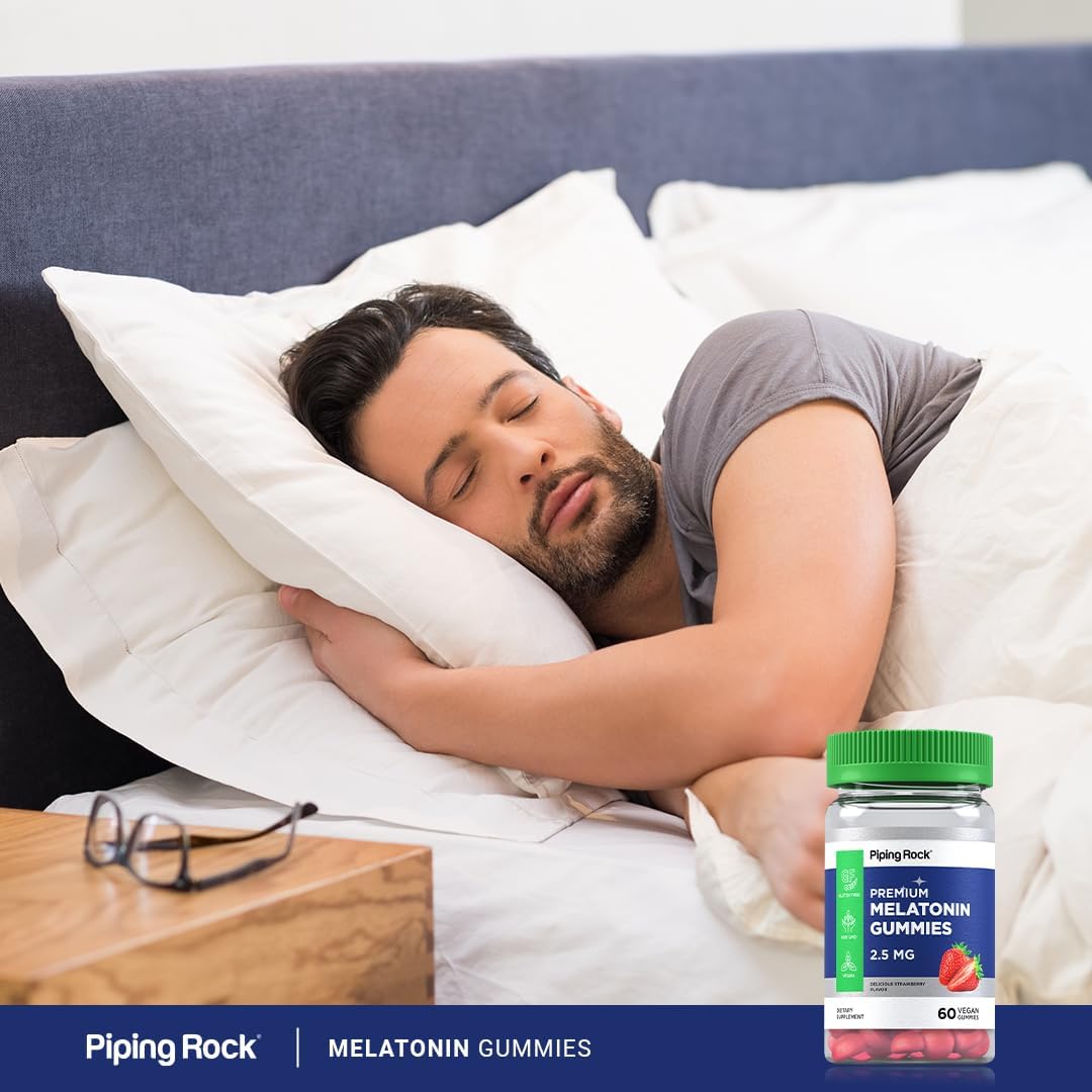 Piping Rock Gomitas de Dormir de 2.5 mg  60 unidades