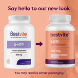 Suplemento 5-HTP 200mg BESTVITE, 120 cápsulas, sin gluten
