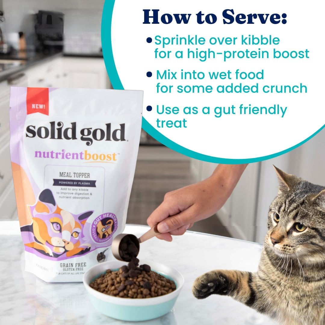 NutrientBoost Topper para Gatos - Solid Gold, Alto en Proteínas