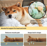 Cama para Perro Codi - Antiestrés, Lavable, 41x37x6 pulgadas