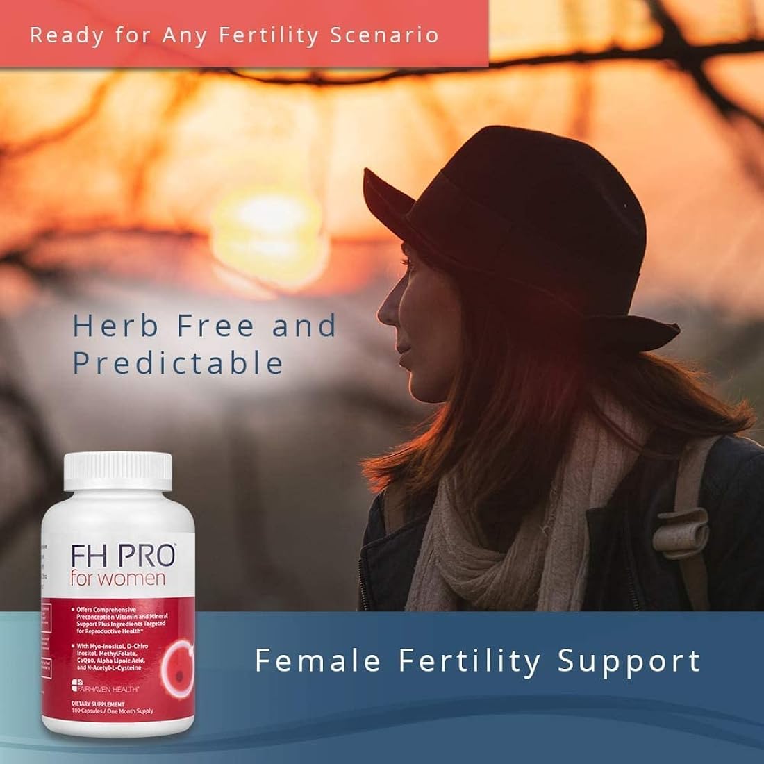 Suplemento Fairhaven Health FH Pro para mujer premium