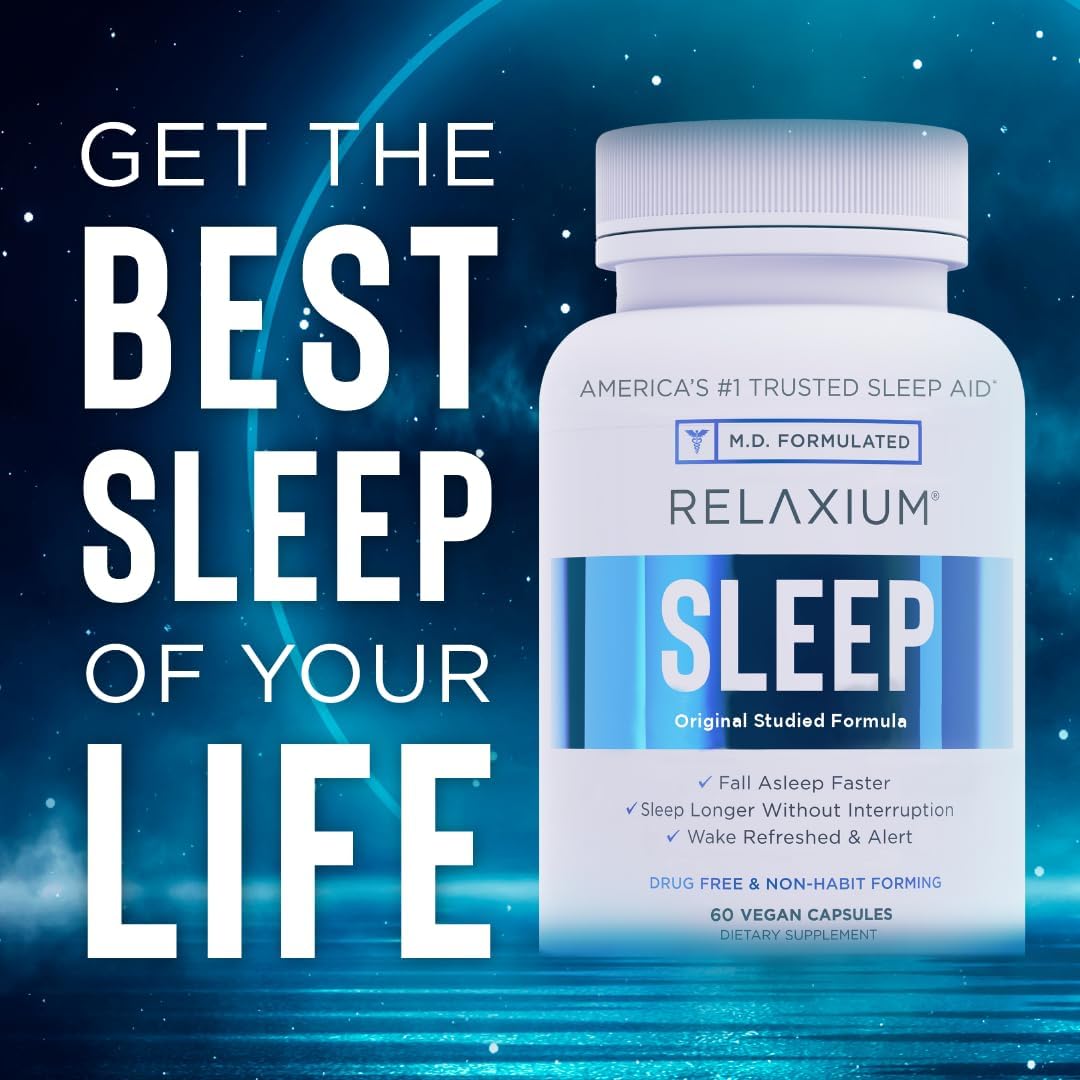 Suplemento Relaxium Ayuda para dormir alivio del estrés