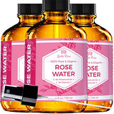 Tónico facial de agua de rosas, 100% puro, marroquí natural